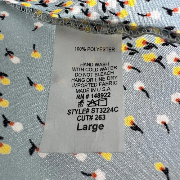 Saints & Hearts Floral Spaghetti StrapTank Top Size L - Picture 5 of 6